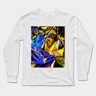 Abstract Gold foil Long Sleeve T-Shirt